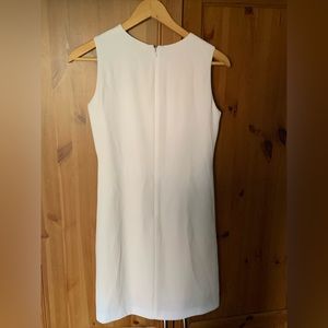 White shirt sleeve dress